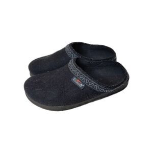 Stegmann Wool Clog Slipper Size 11 Women's Woolflex In Graphite Boiled Wool